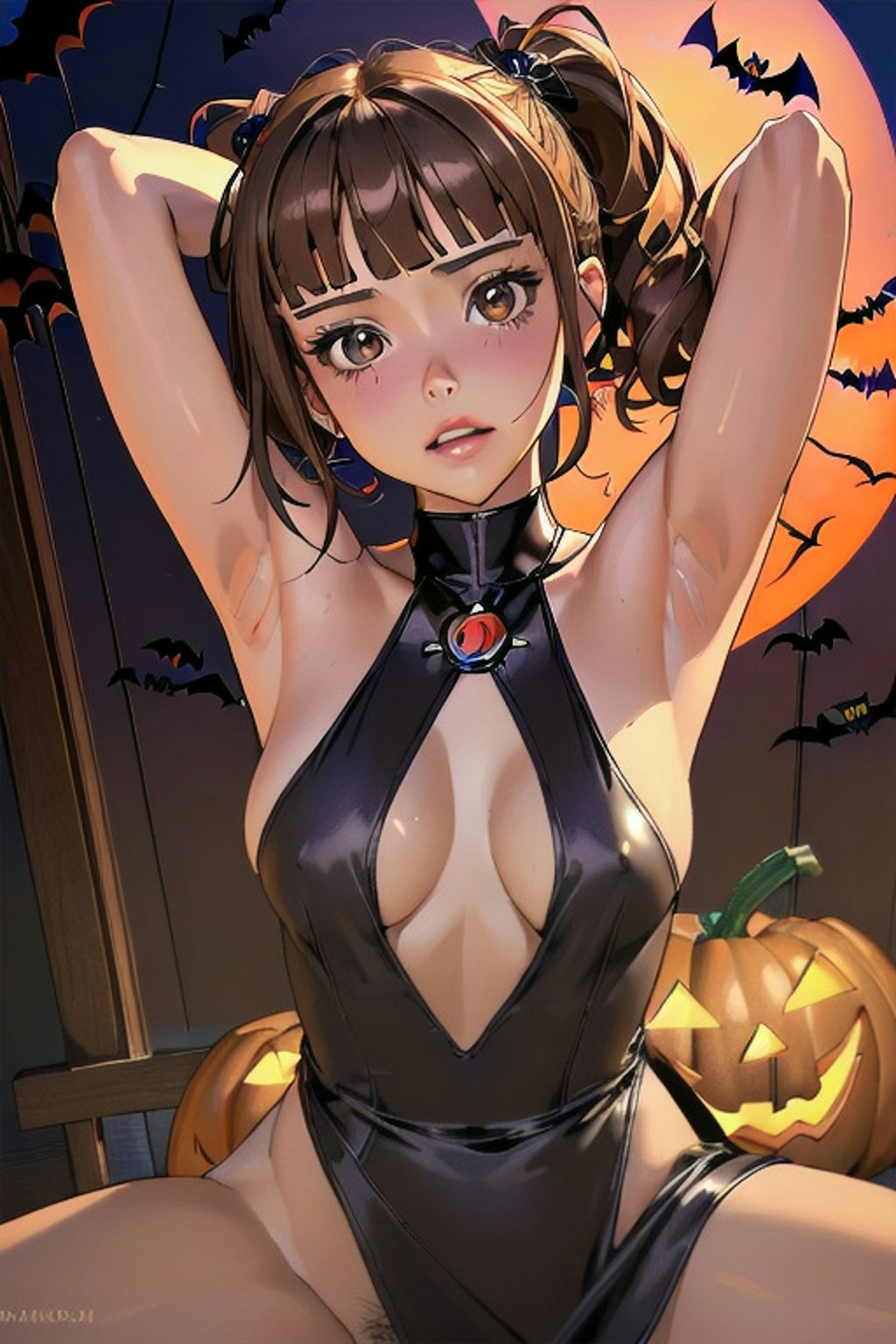 Trick or Treat！お菓子が出るまで…逃がさないからねっ//