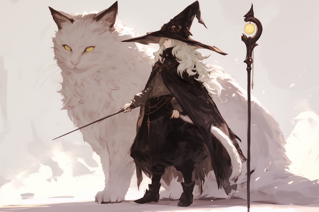 素敵なロッドと巨猫の魔術師