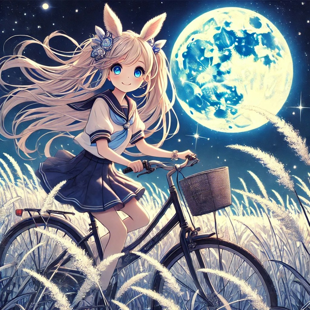 月夜サイクリング