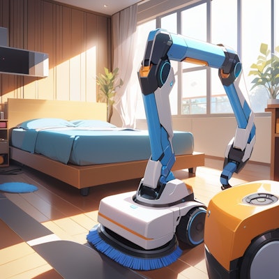 ６月８日はロボット掃除機「ルンバ」の日です | の人気AIイラスト・グラビア