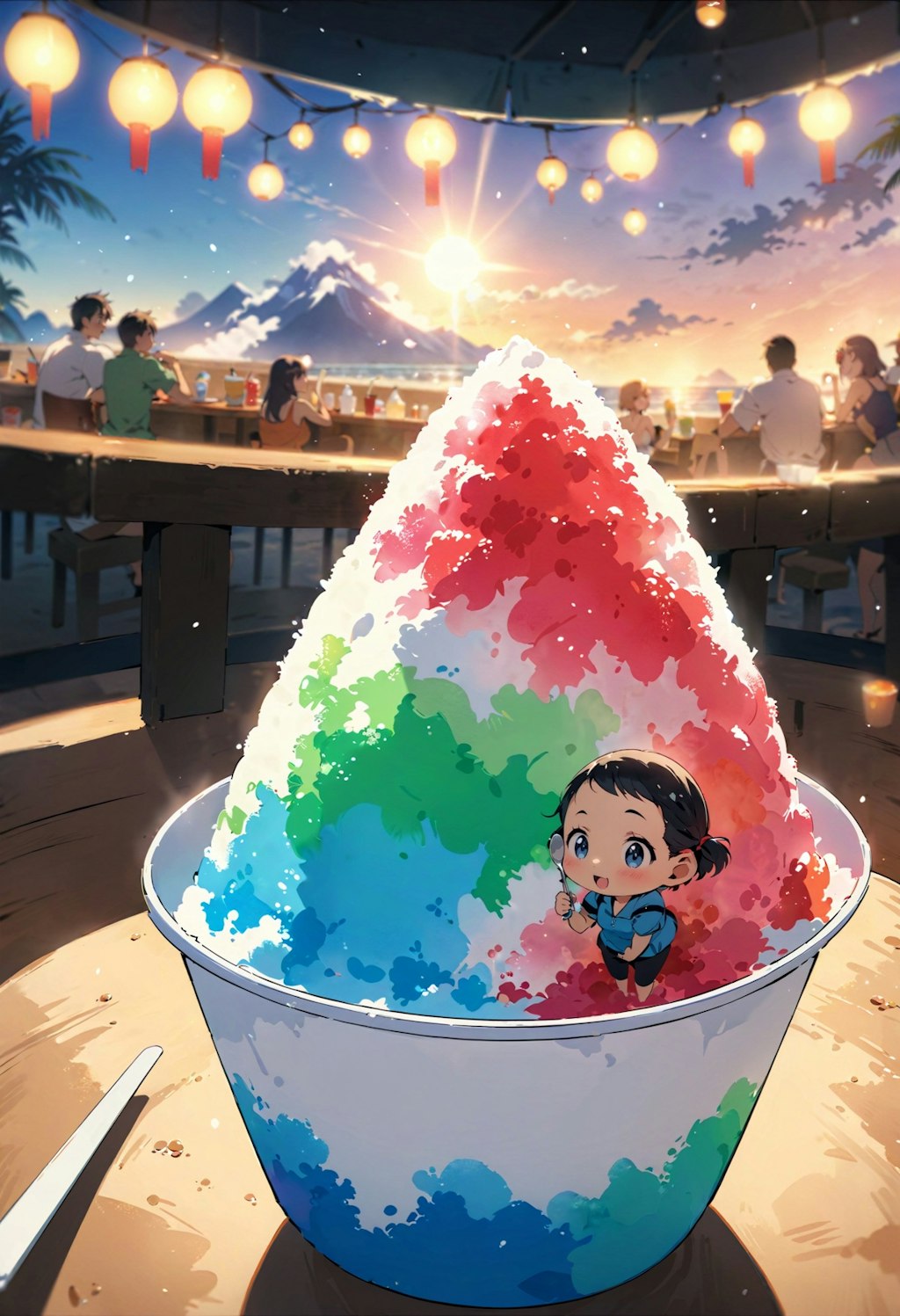 girl on shaved ice　その３