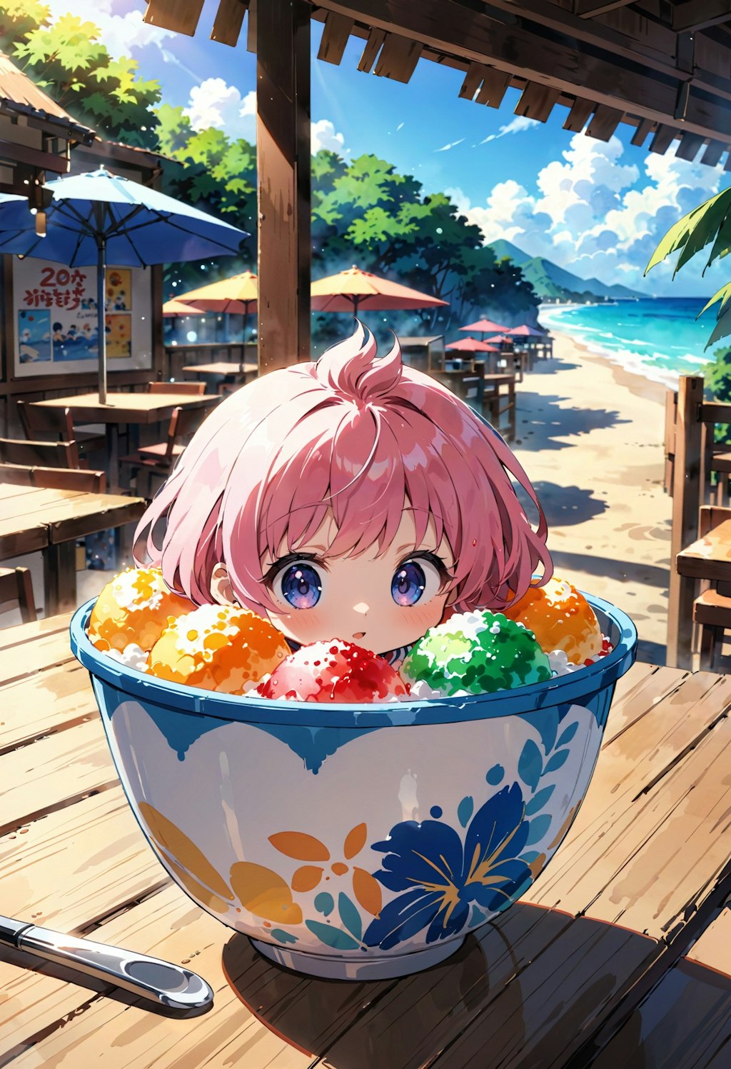 girl on shaved ice　その３