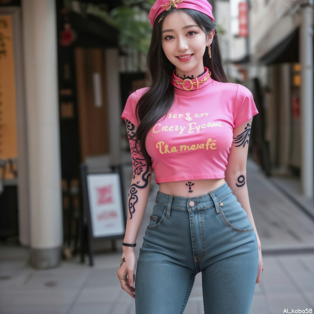 Vol136_Neon Pink T-shirts