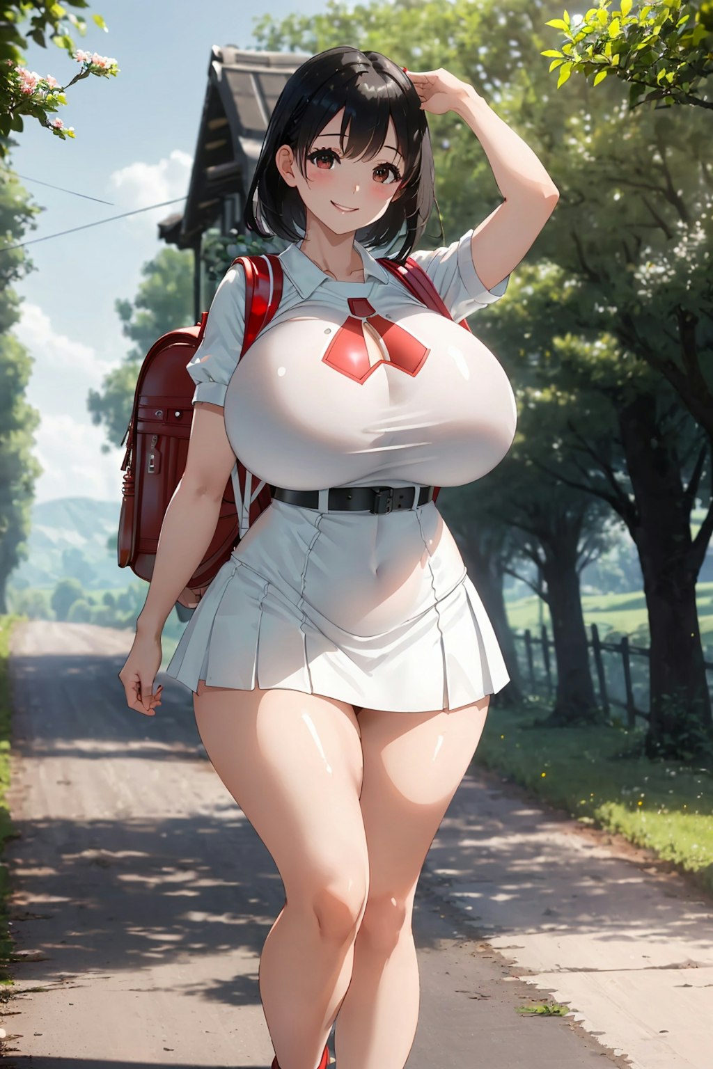 爆乳ランドセル