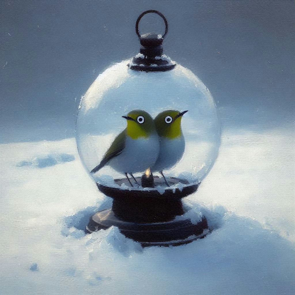 White-eyes in lamp (3)