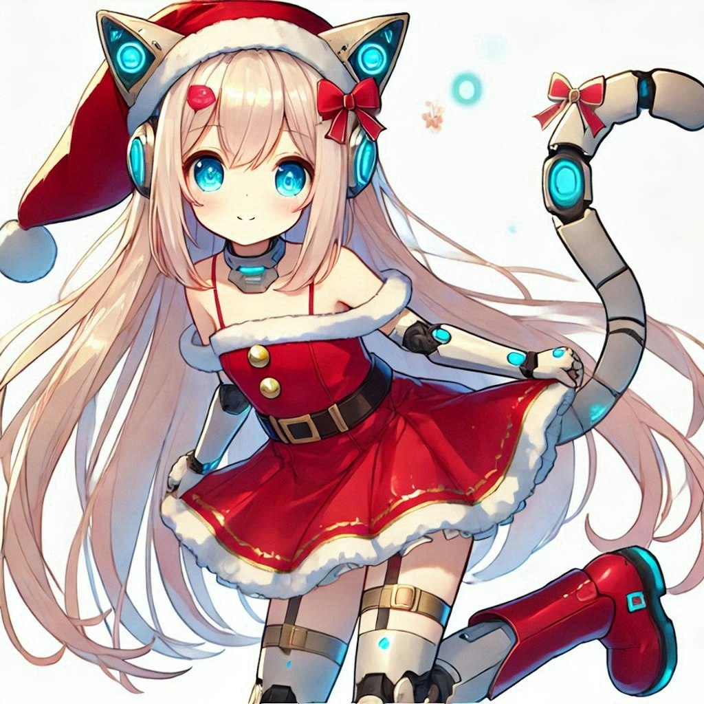 クリスマス衣装のミリアちゃん