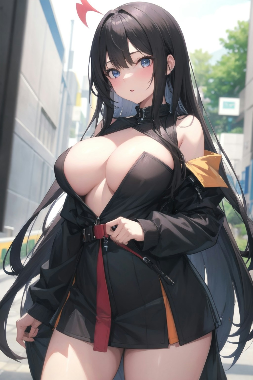 美爆乳黒髪ロングお姉さん