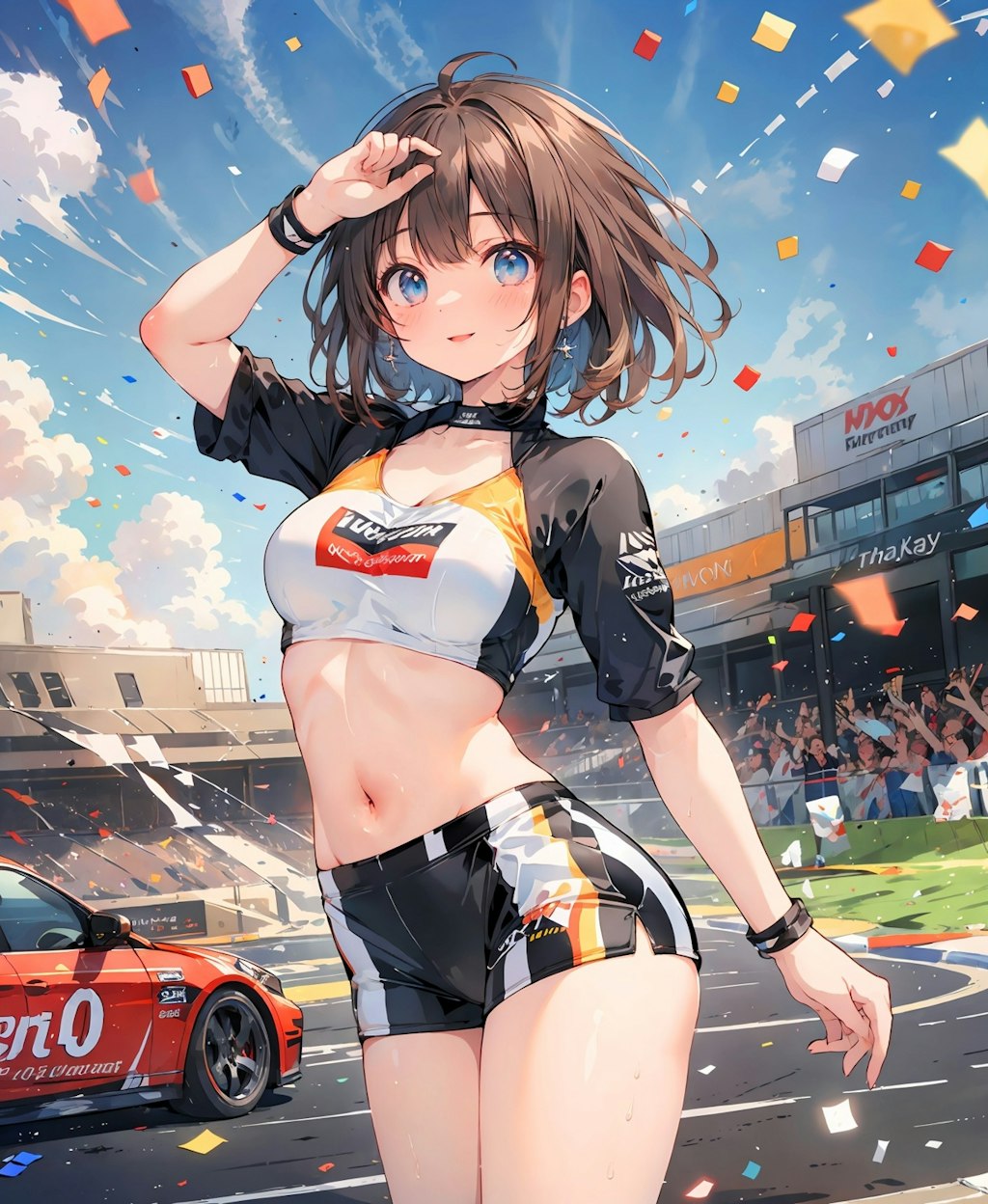 レースクイーン少女