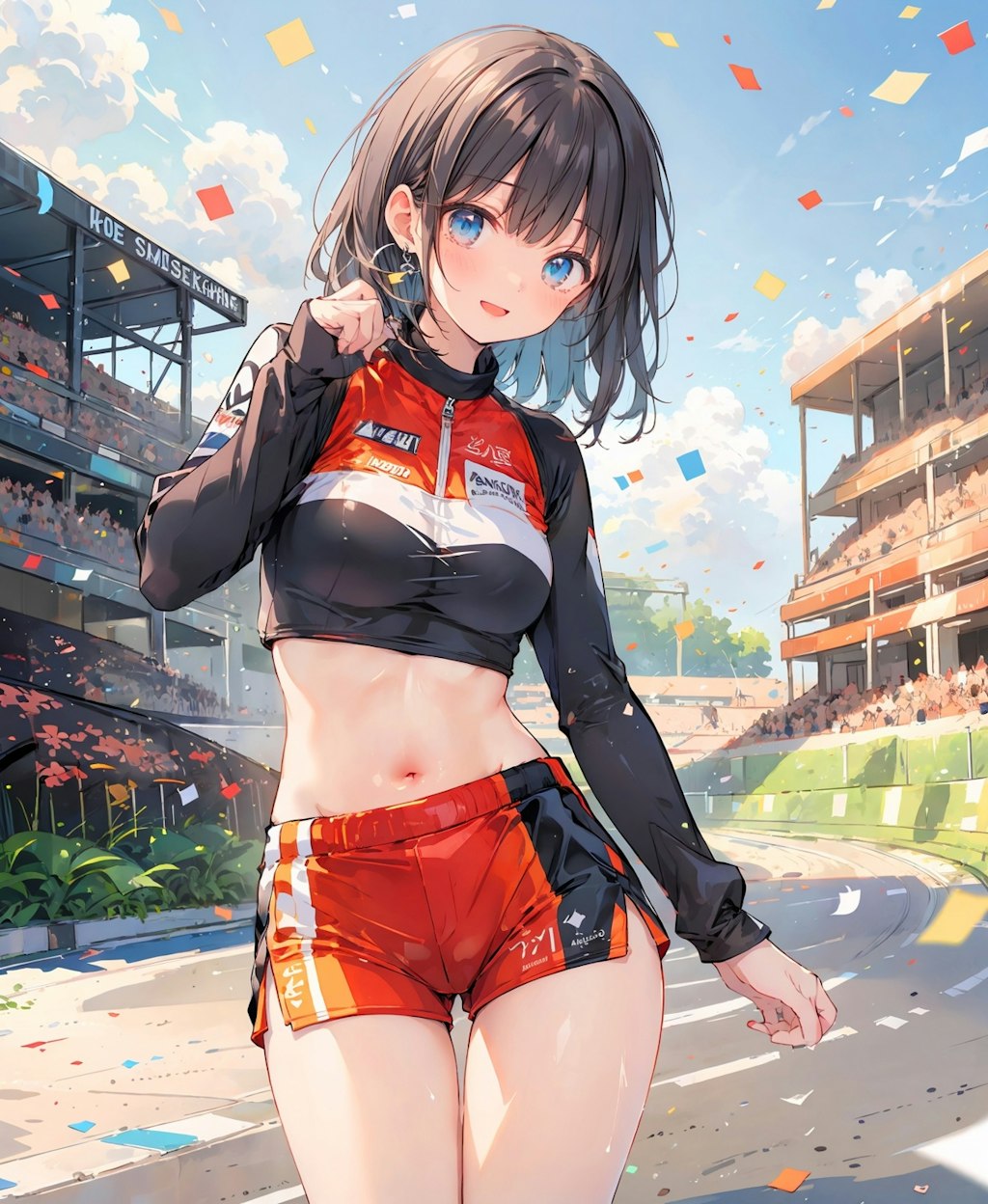 レースクイーン少女