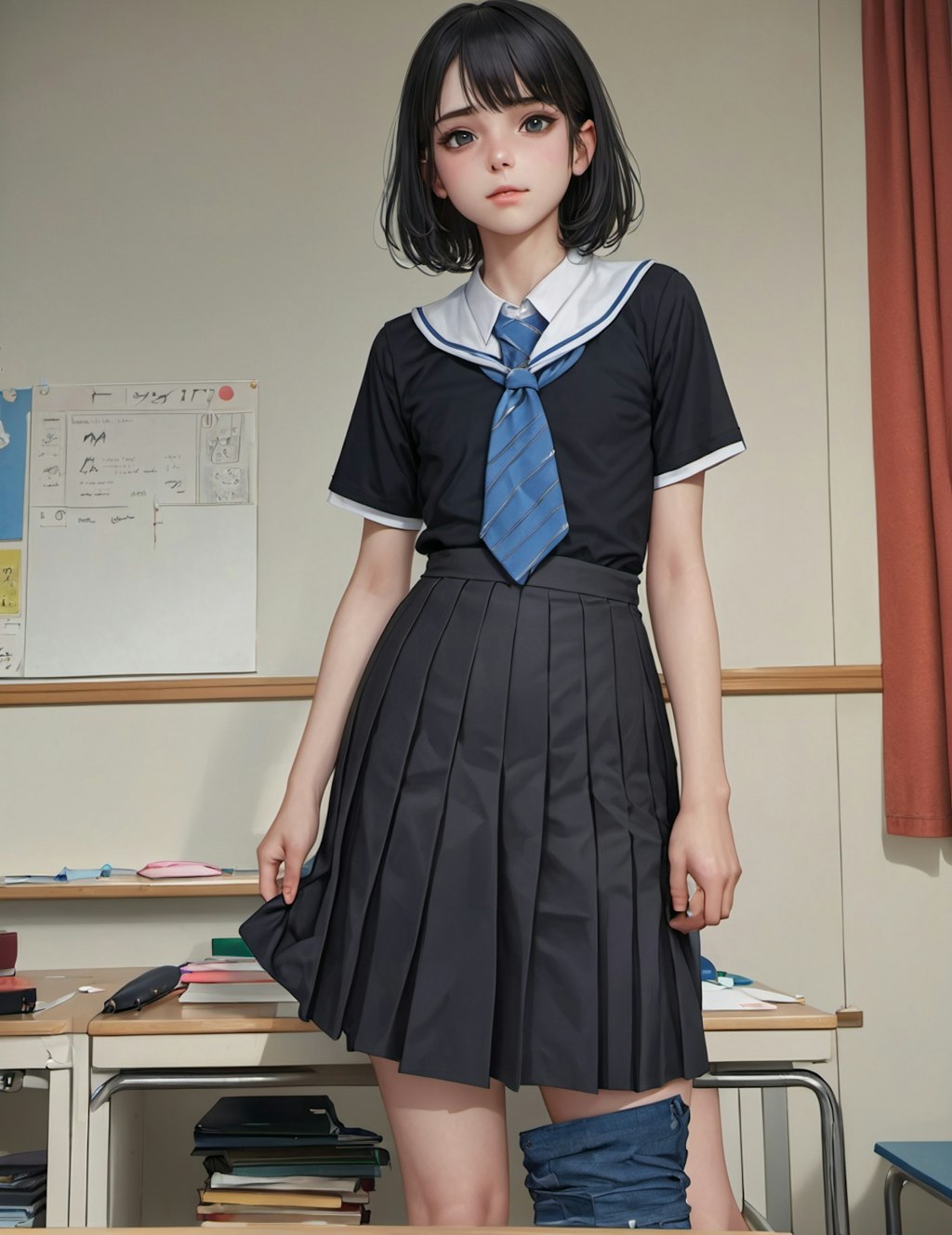 セーラー服の男子