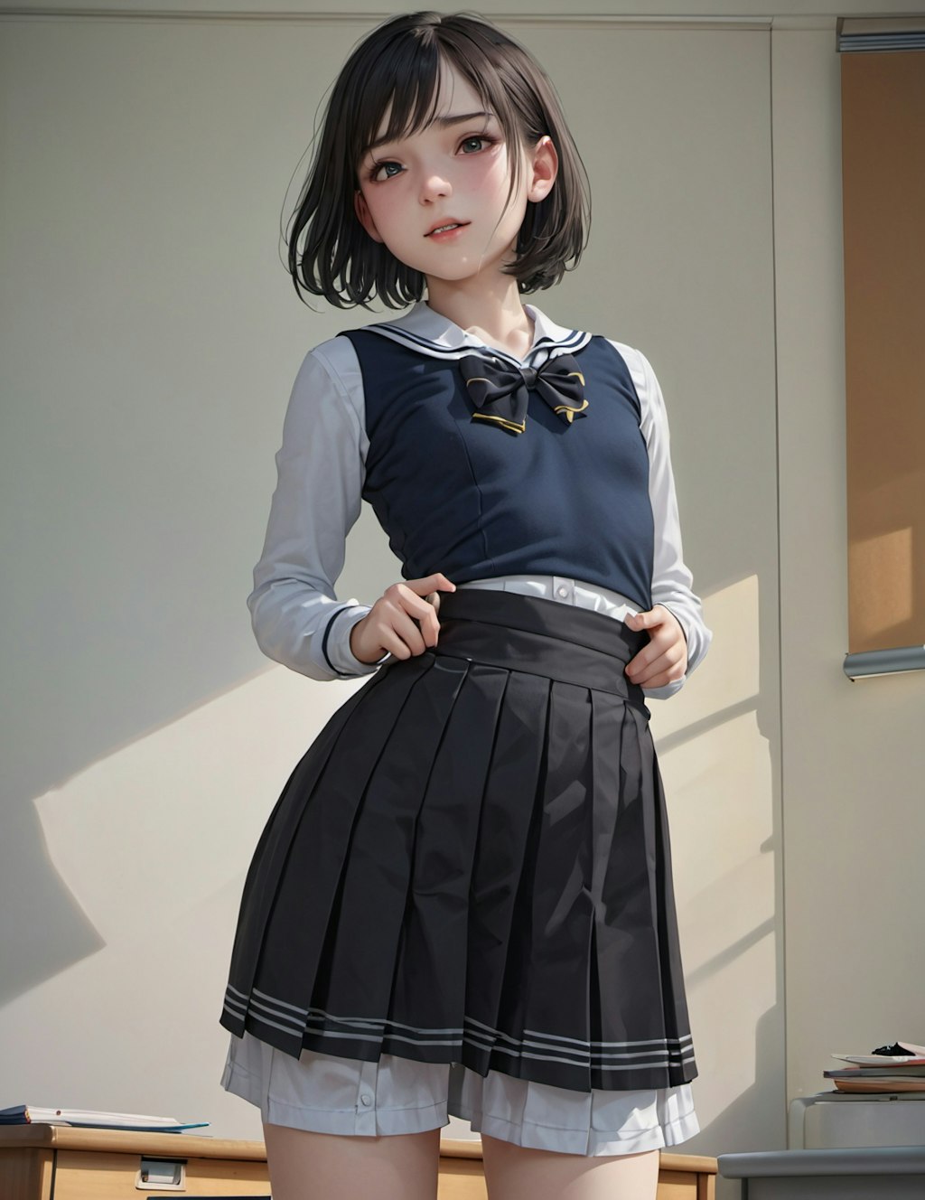 セーラー服の男子