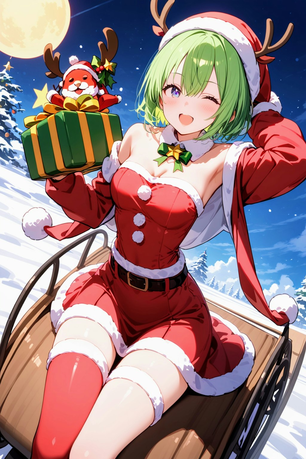 ニーハイ、サンタ🎅お姉やん