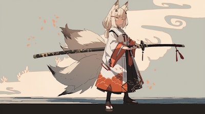 狐の獣人剣士2