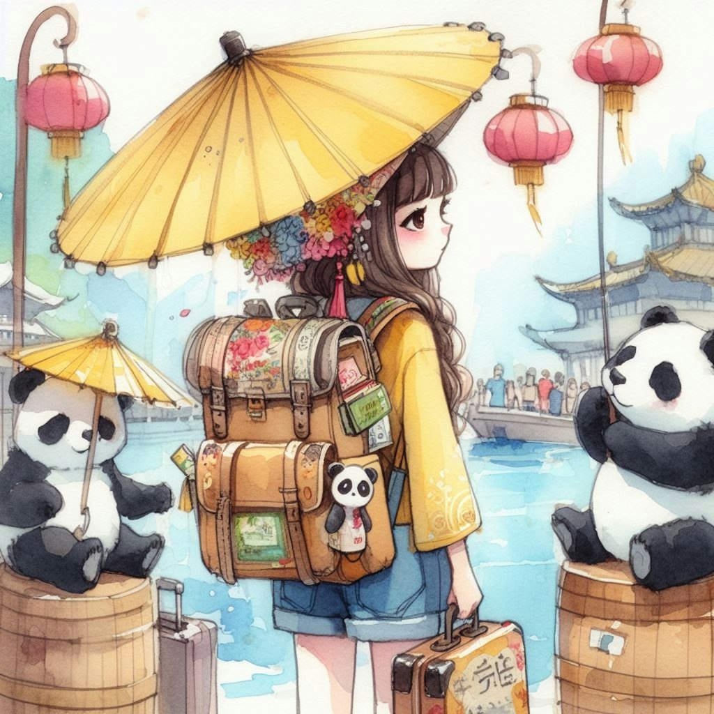 観光旅行 with Panda✈️ 中国🇨🇳