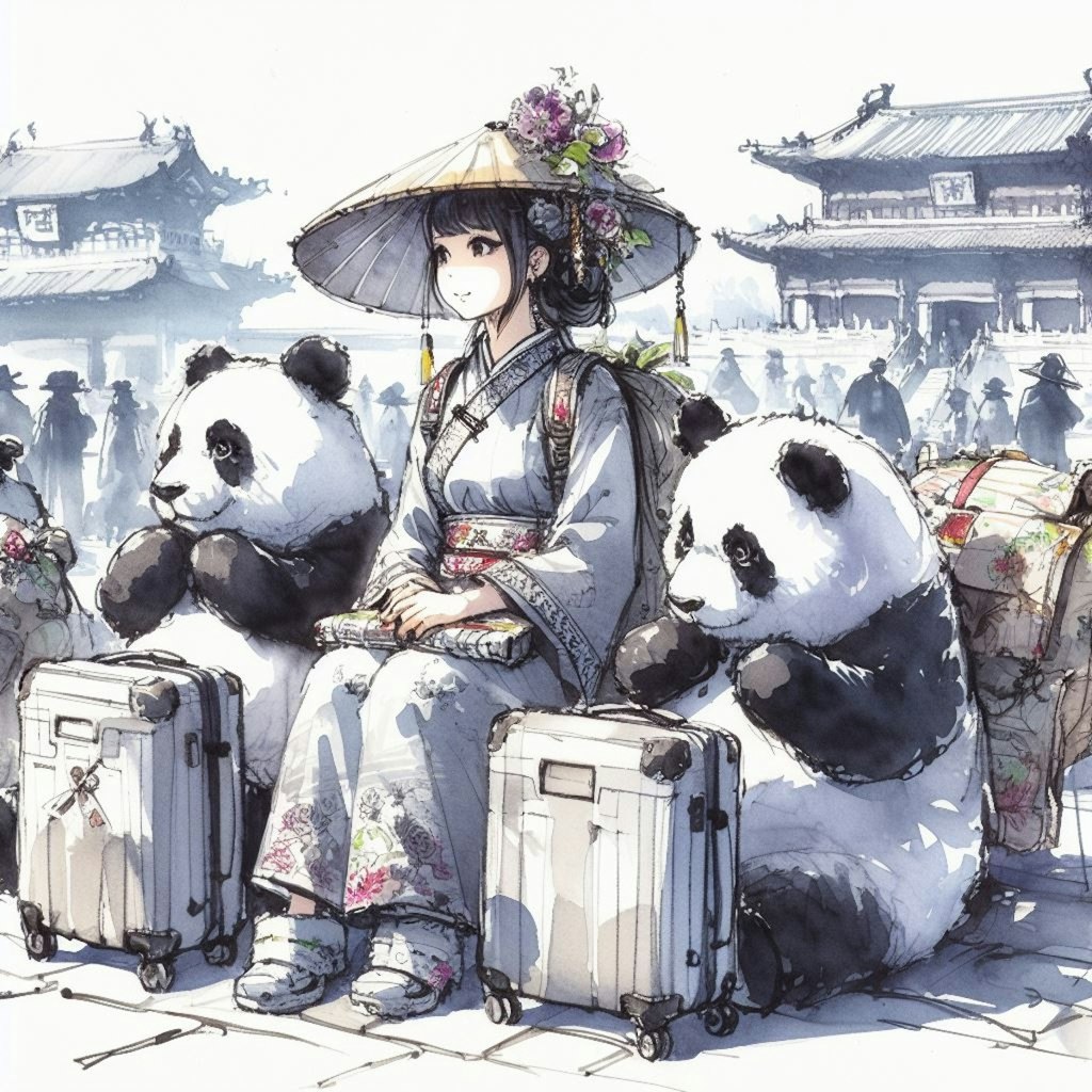 観光旅行 with Panda✈️ 中国🇨🇳