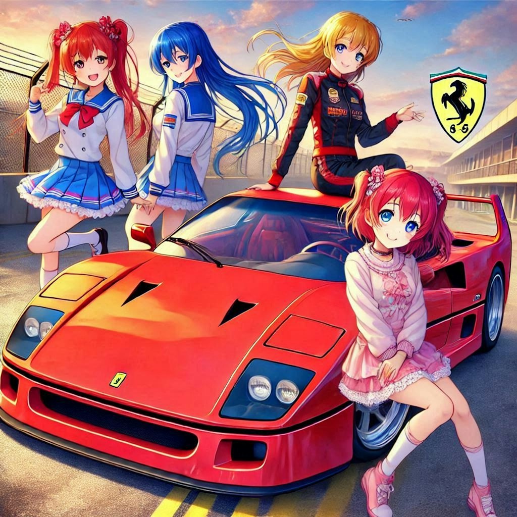 ラブライブキャラとフェラーリF40