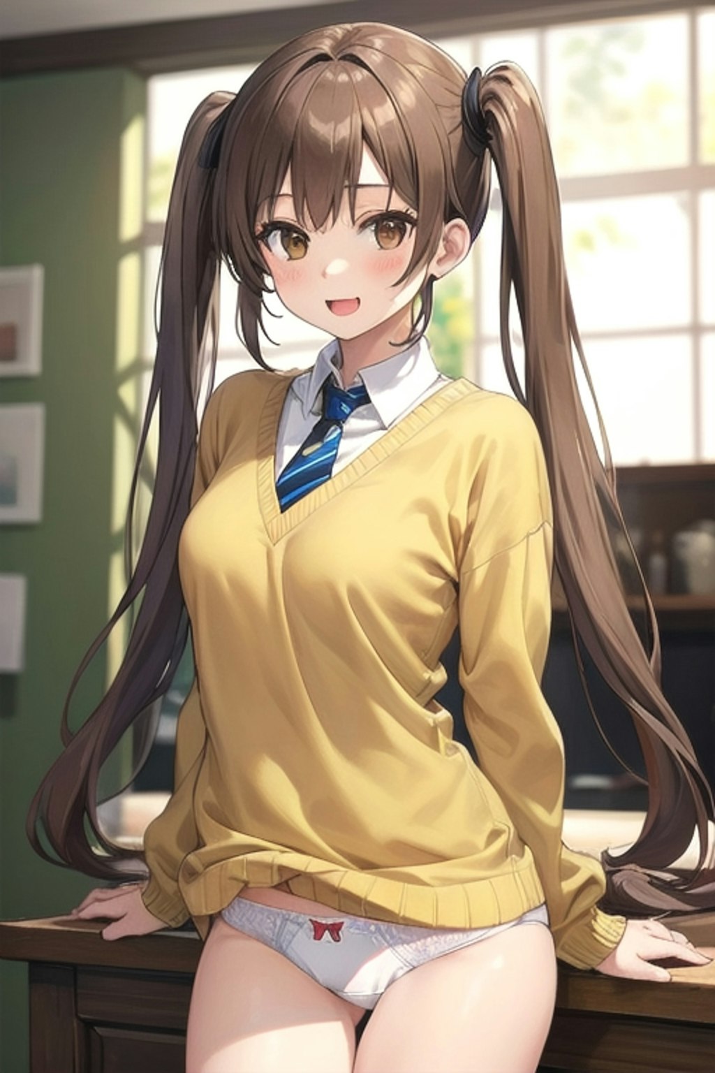 School twintails girl