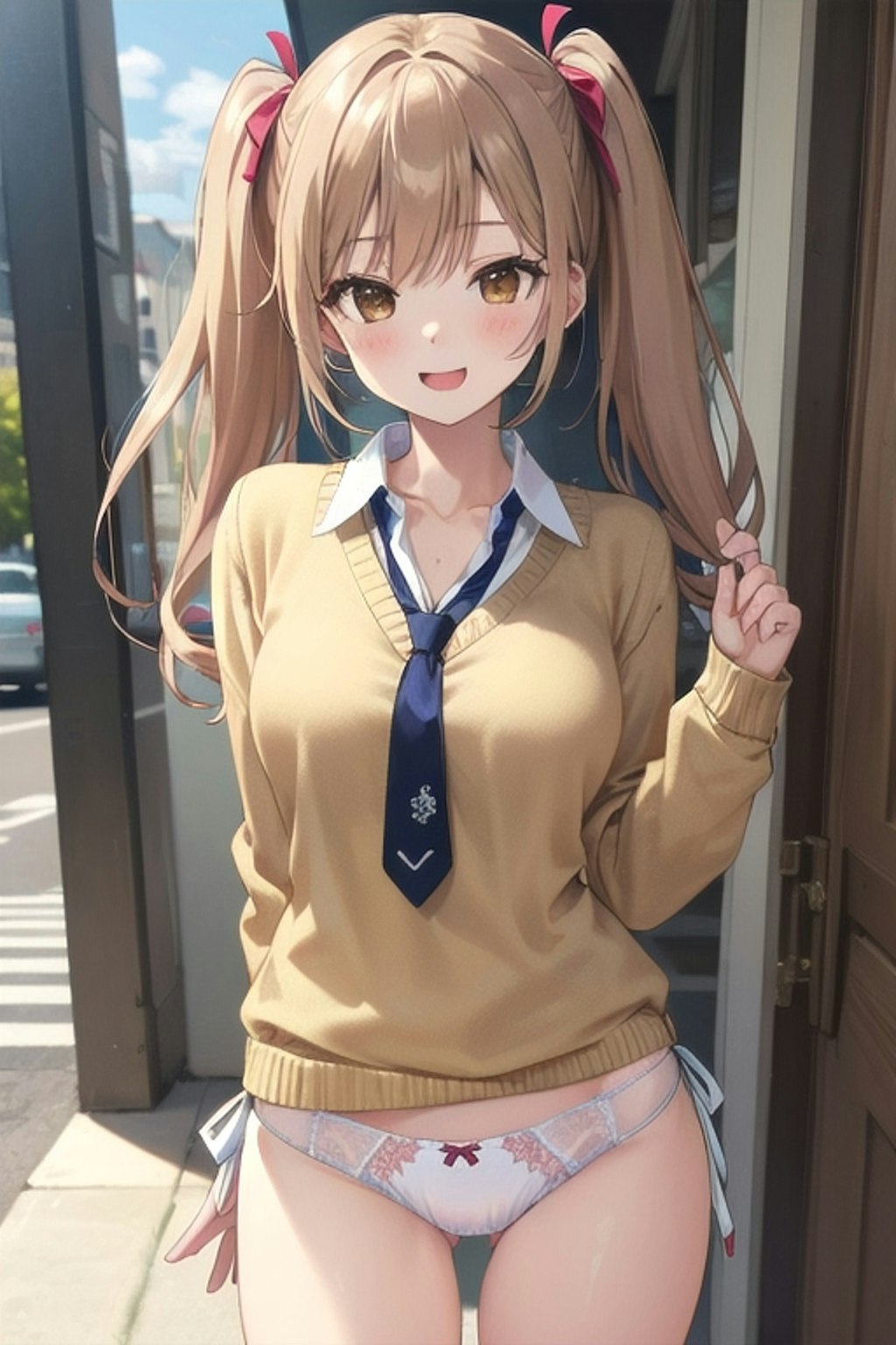 School twintails girl