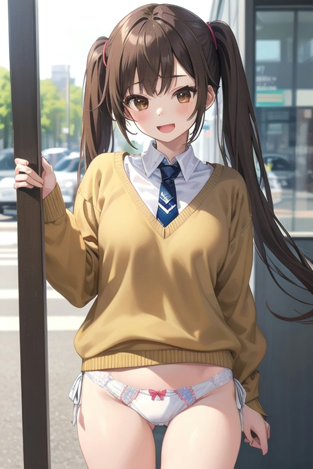 School twintails girl