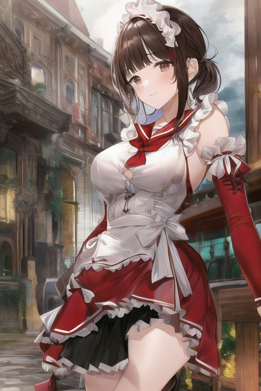 Red Sailor Maid