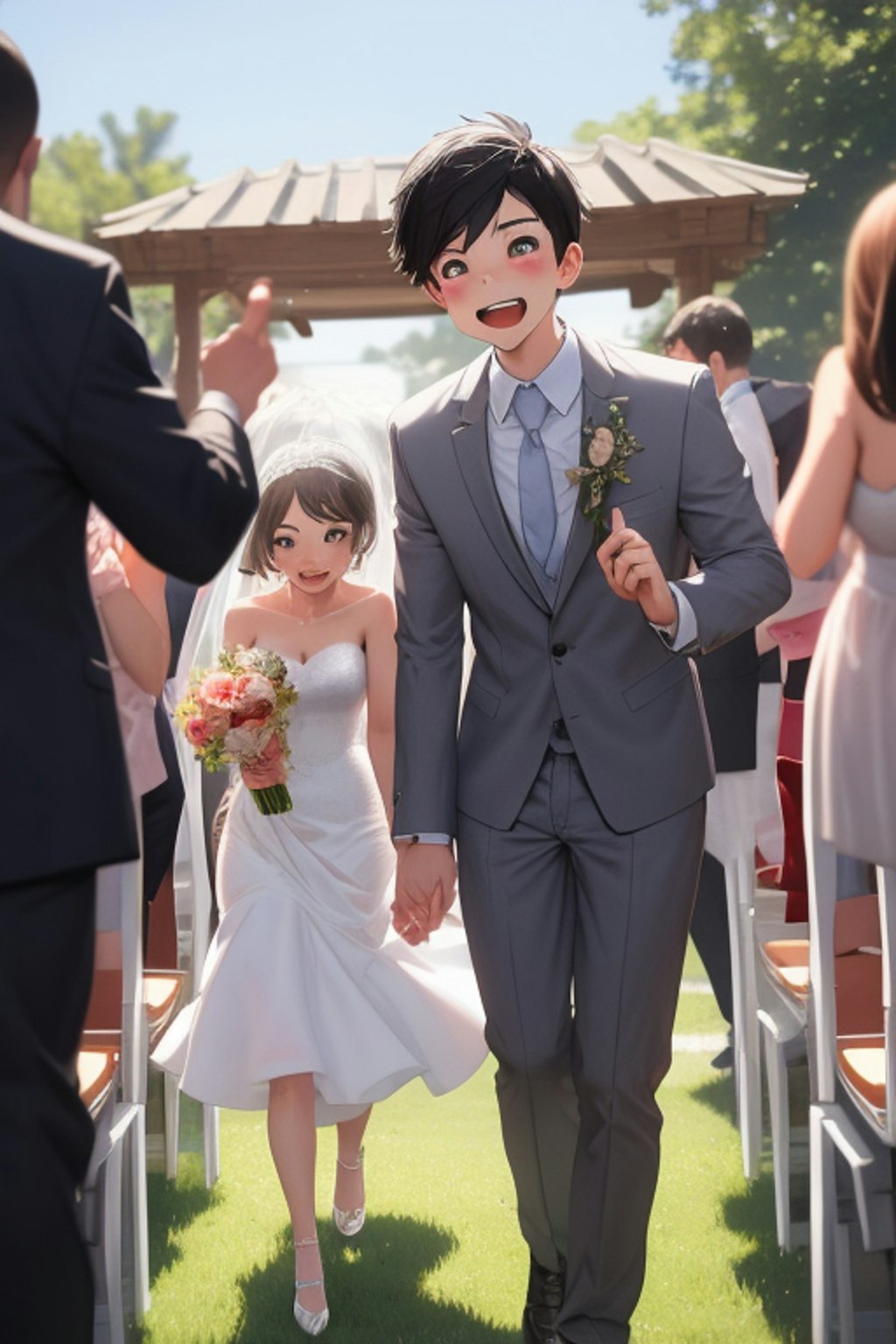 幸せな結婚式