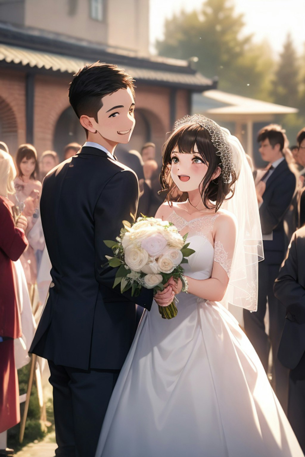 幸せな結婚式