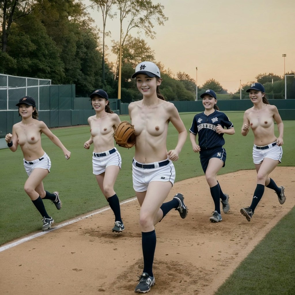 topless baseball 4