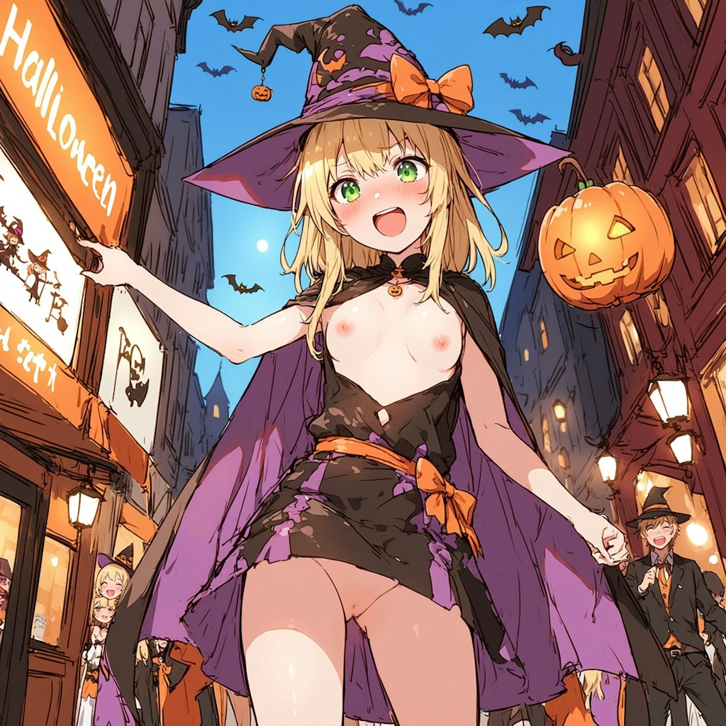 「は～い、今宵はハロウィンナイト。今からみなさまを地獄に案内しま～す。この世で味わえないすばらしい快楽が待ってますよ～。二度と現世には戻りたくなくなるような、ね♥」