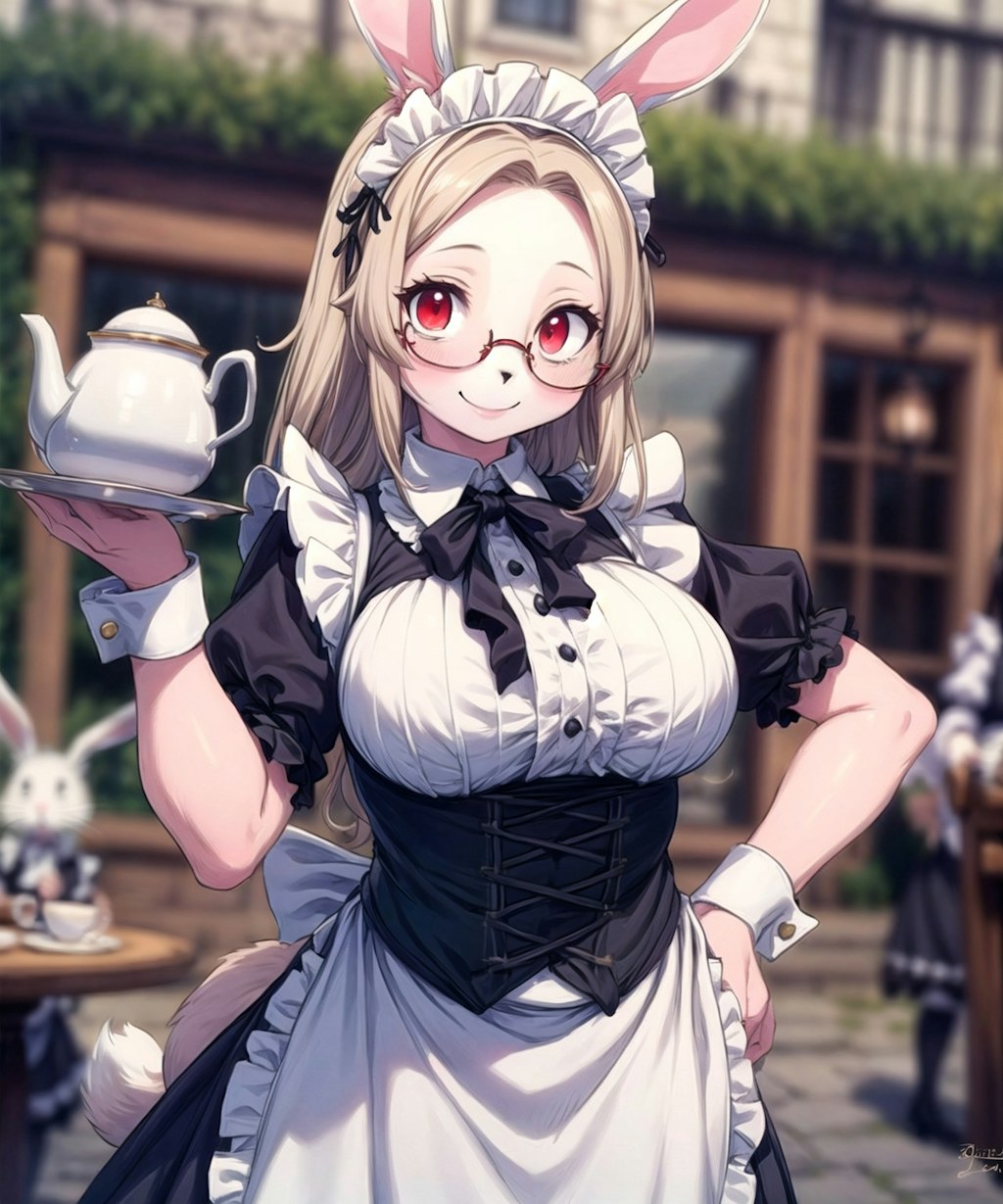 ウサギのメイドさん