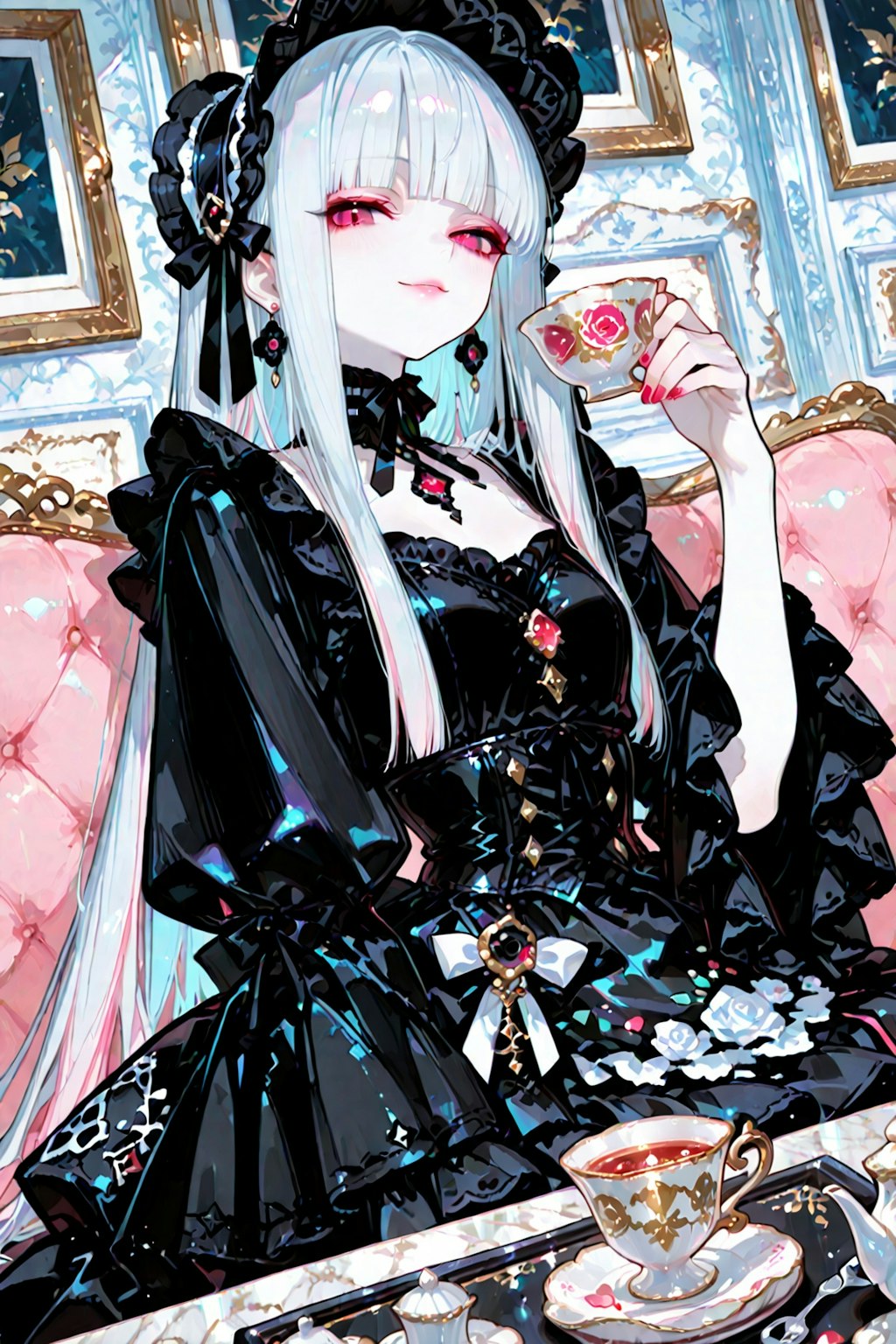 お茶会の一コマ　その２