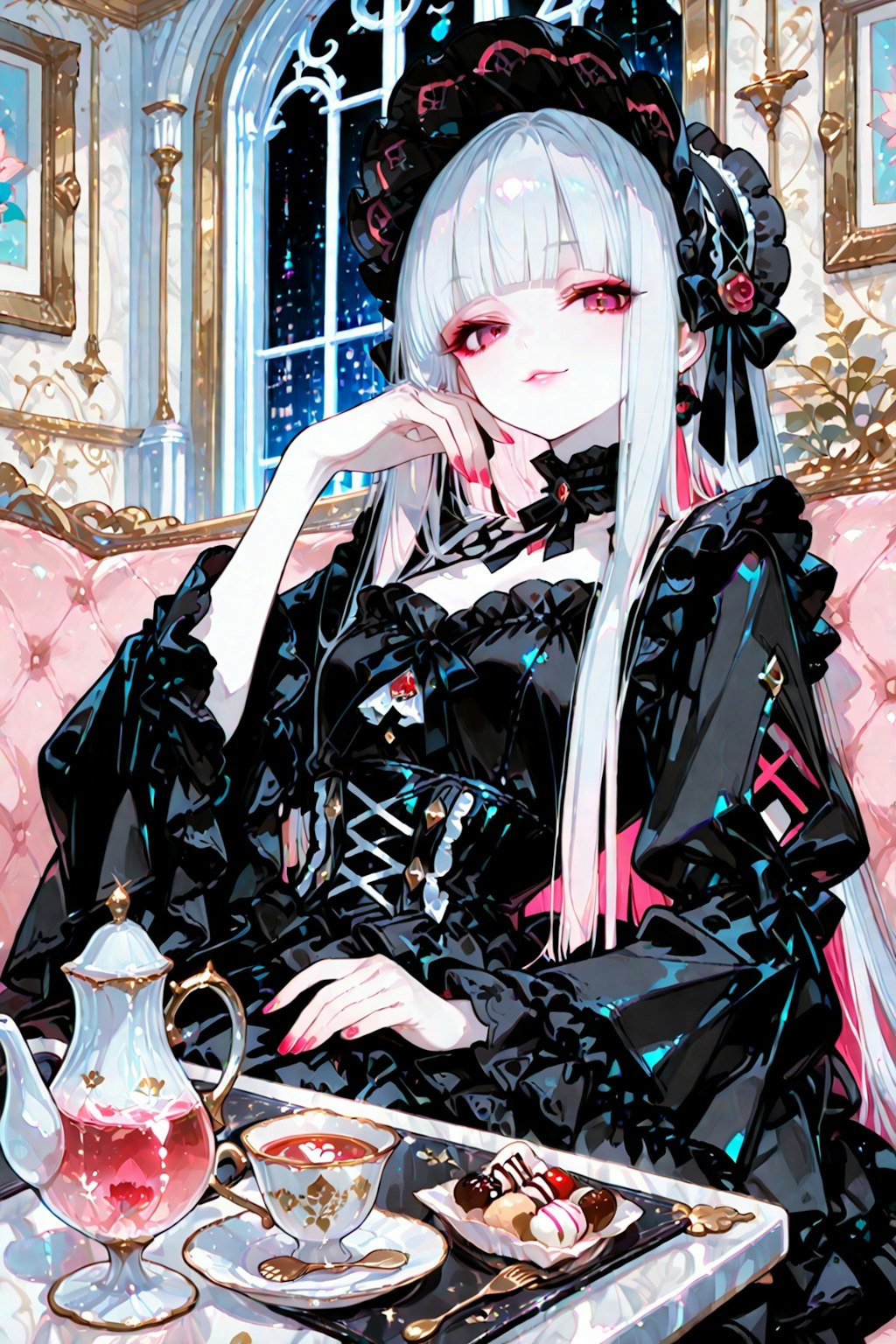 お茶会の一コマ　その２