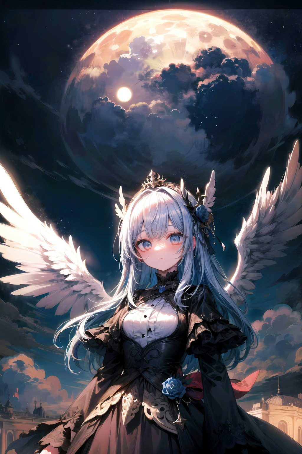 月下の天使