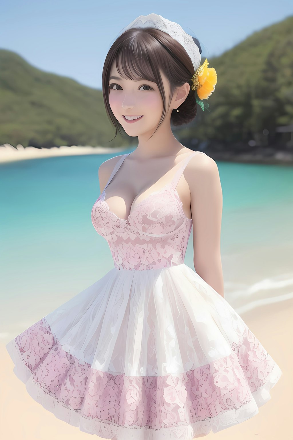 かわいいドレスを着たかわいい女性を見てみたーい