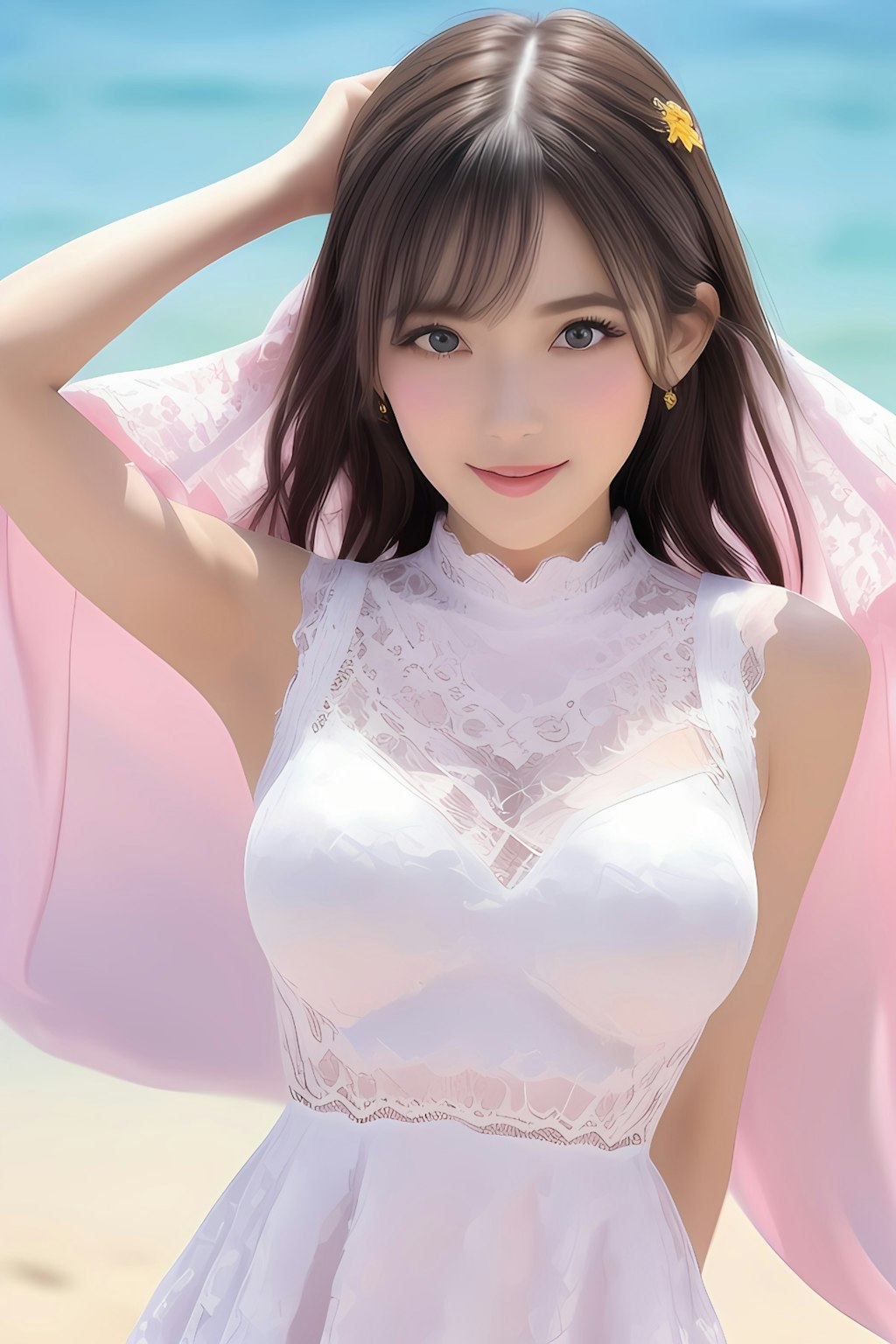 かわいいドレスを着たかわいい女性を見てみたーい