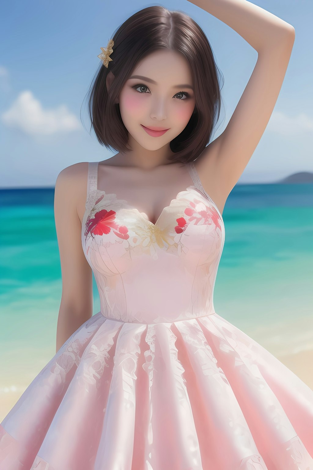 かわいいドレスを着たかわいい女性を見てみたーい