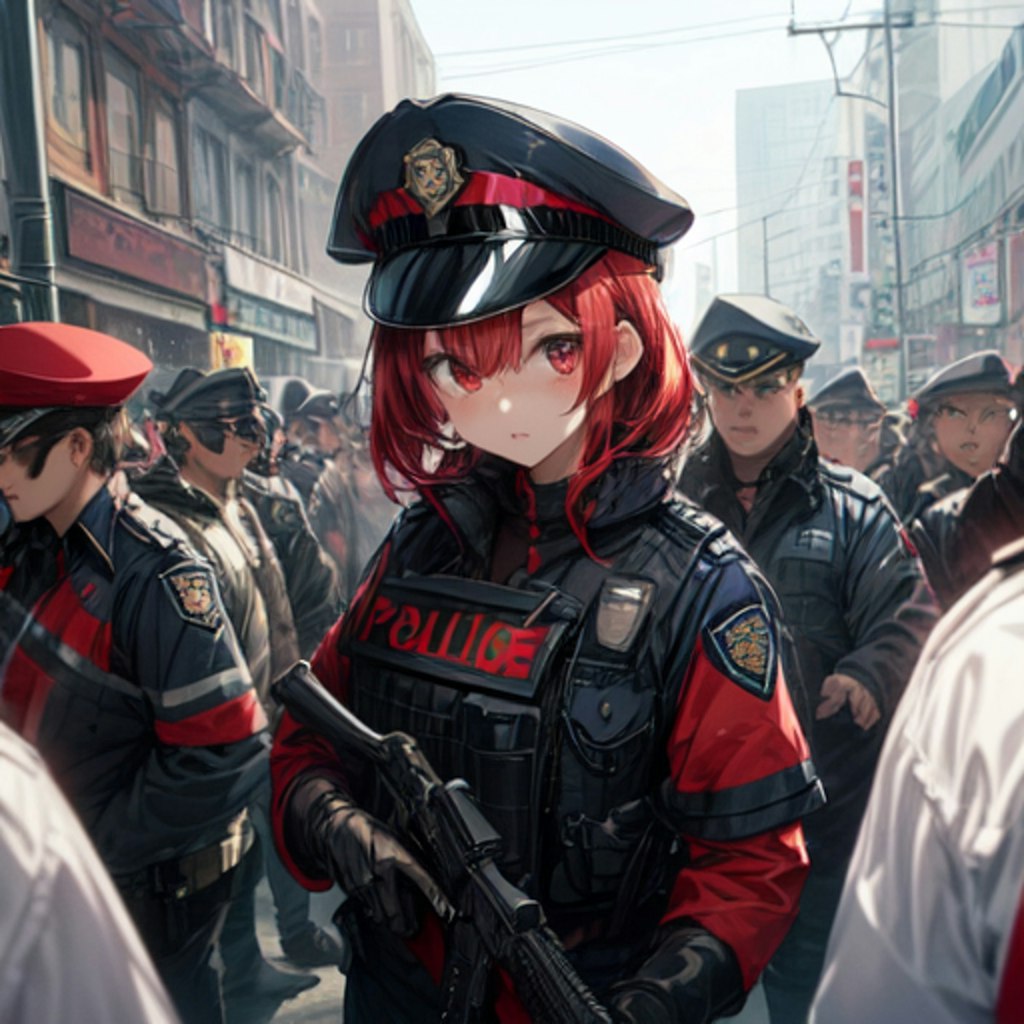 警官コスプレ