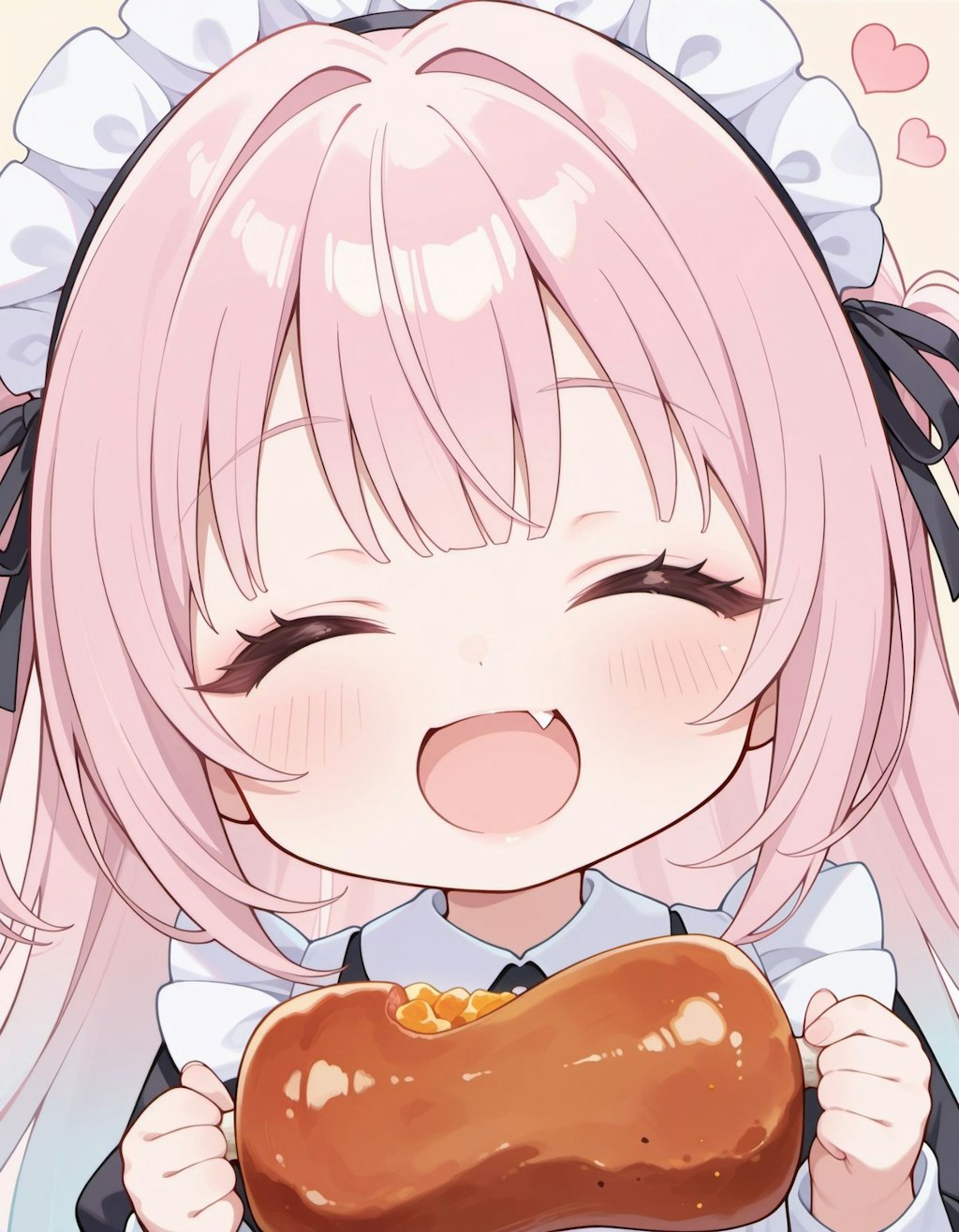 お肉うまうまメイドさん