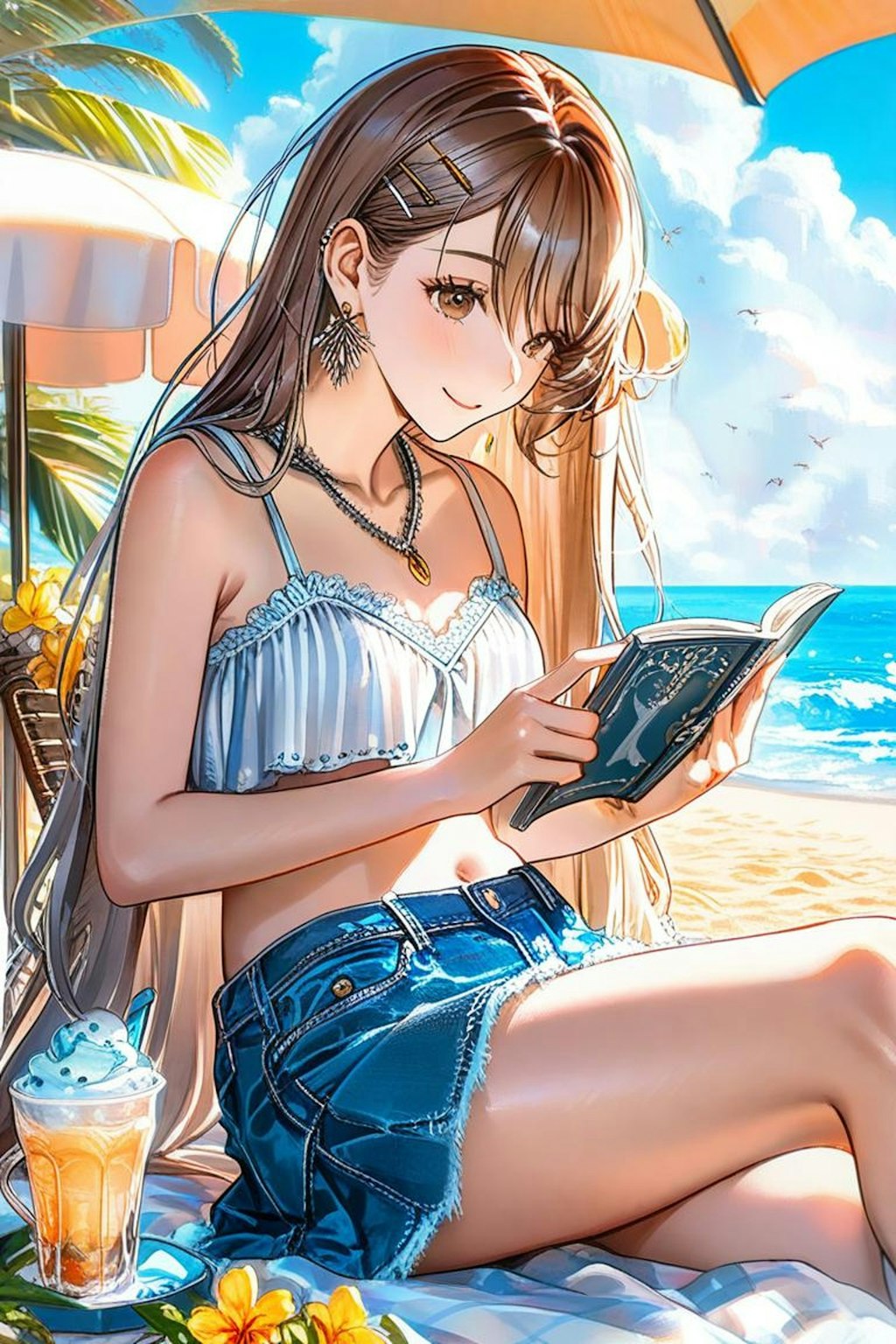 海辺の揺ったりとした時間