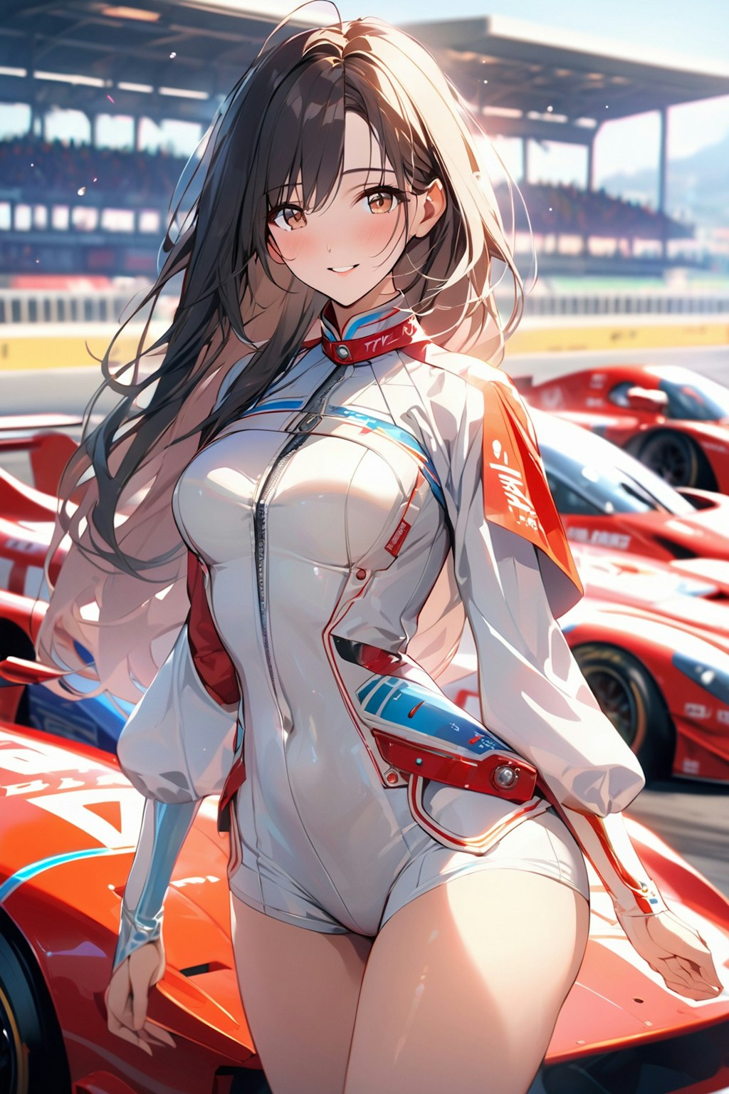 レースクイーン少女