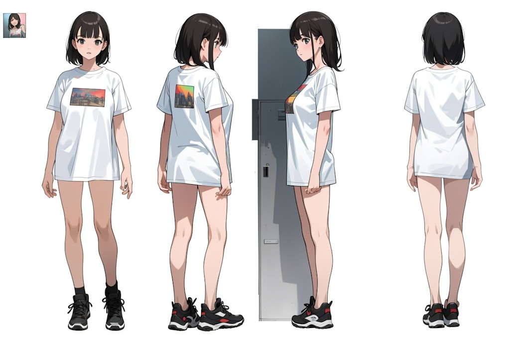 設定図・Tシャツ