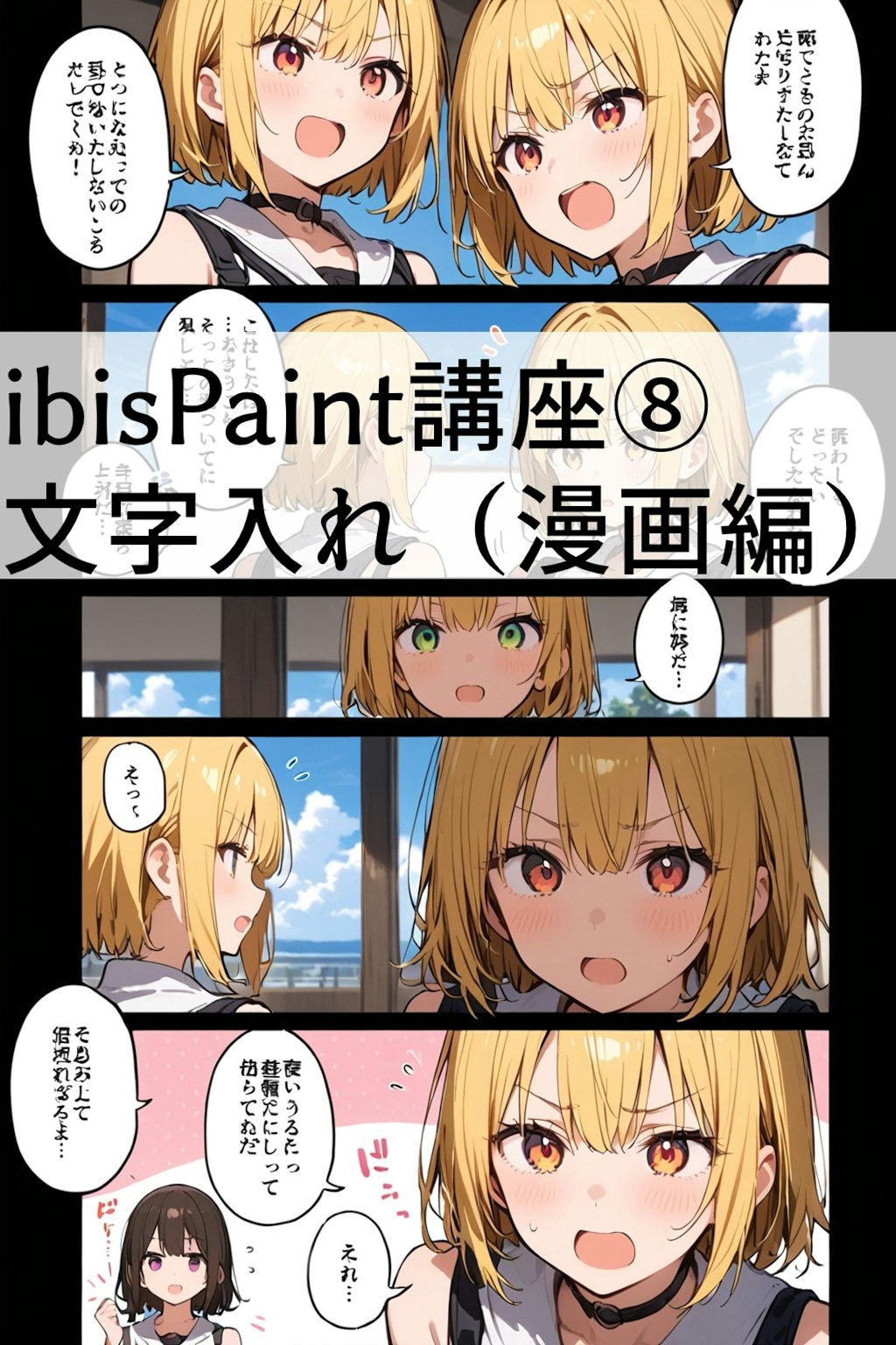 ibisPaint講座⑧文字入れ（漫画編）