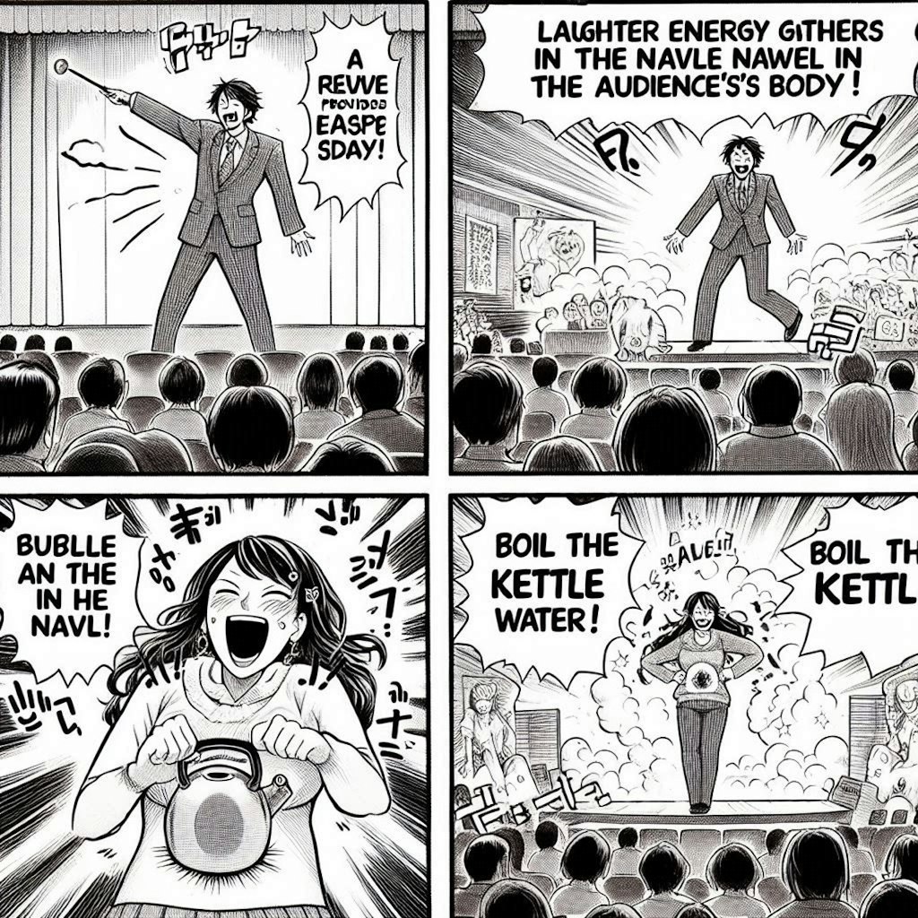 へそが茶を沸かす4コマ漫画