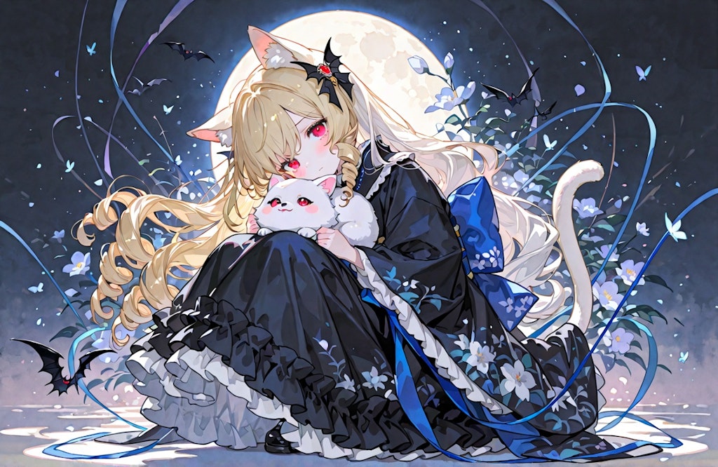 ナナシーとケモ神様 (うちの子ルーキーズ御礼 for 謎の海産物さん)