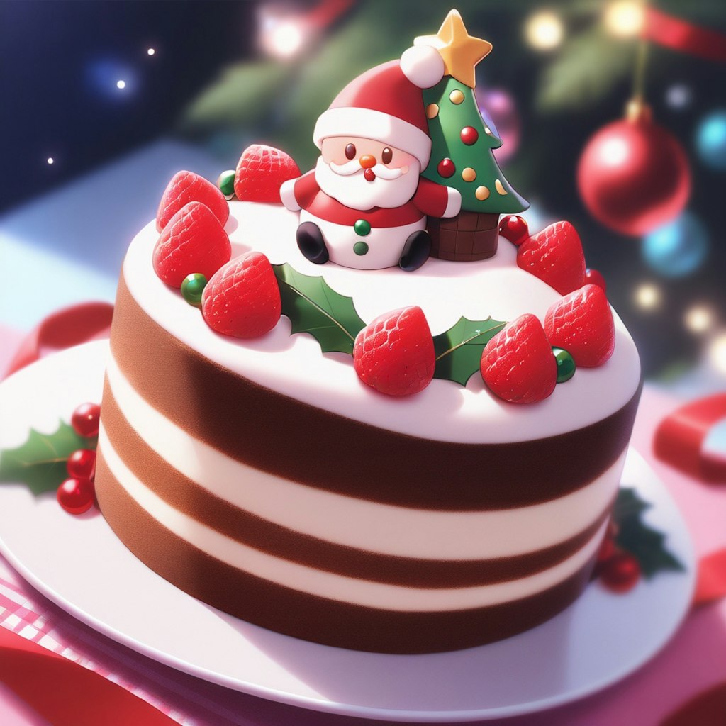 クリスマスケーキたべたひ…　241225