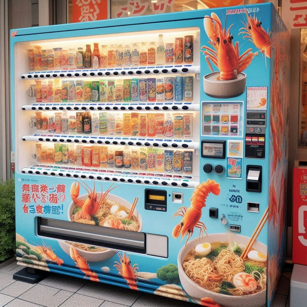 seafood noodle自動販売機