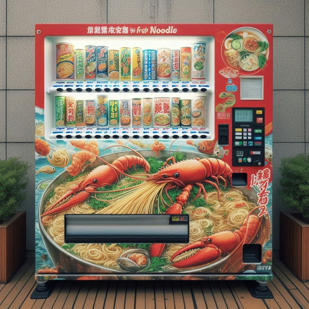 seafood noodle自動販売機