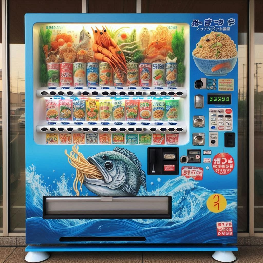 seafood noodle自動販売機