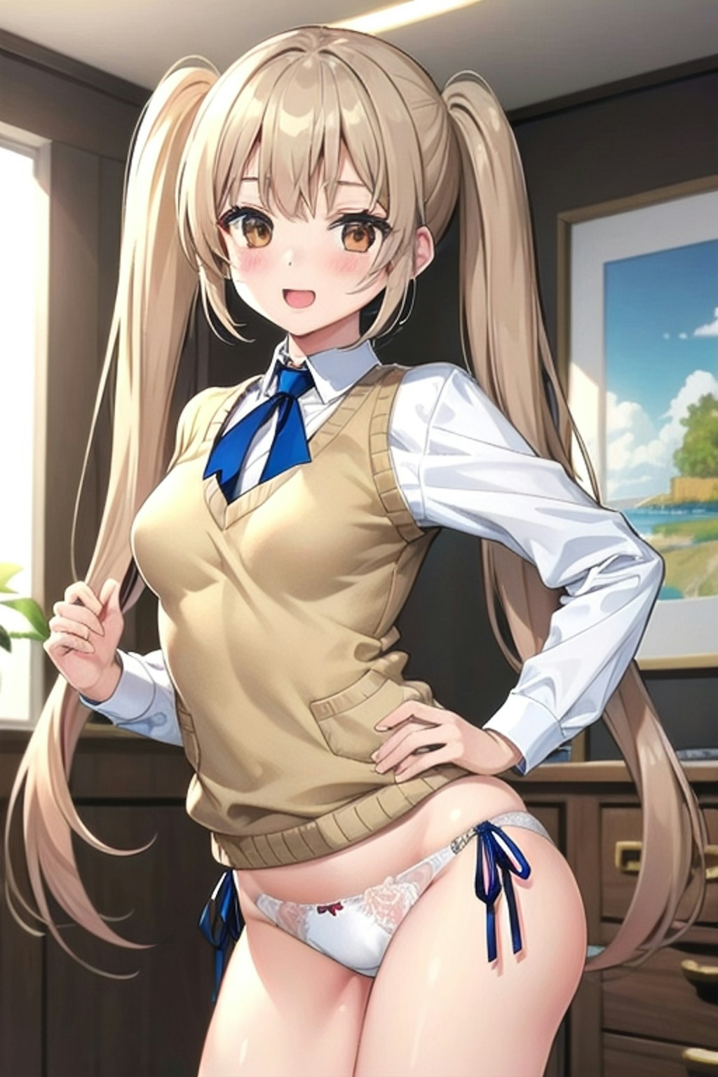 School twintails girl