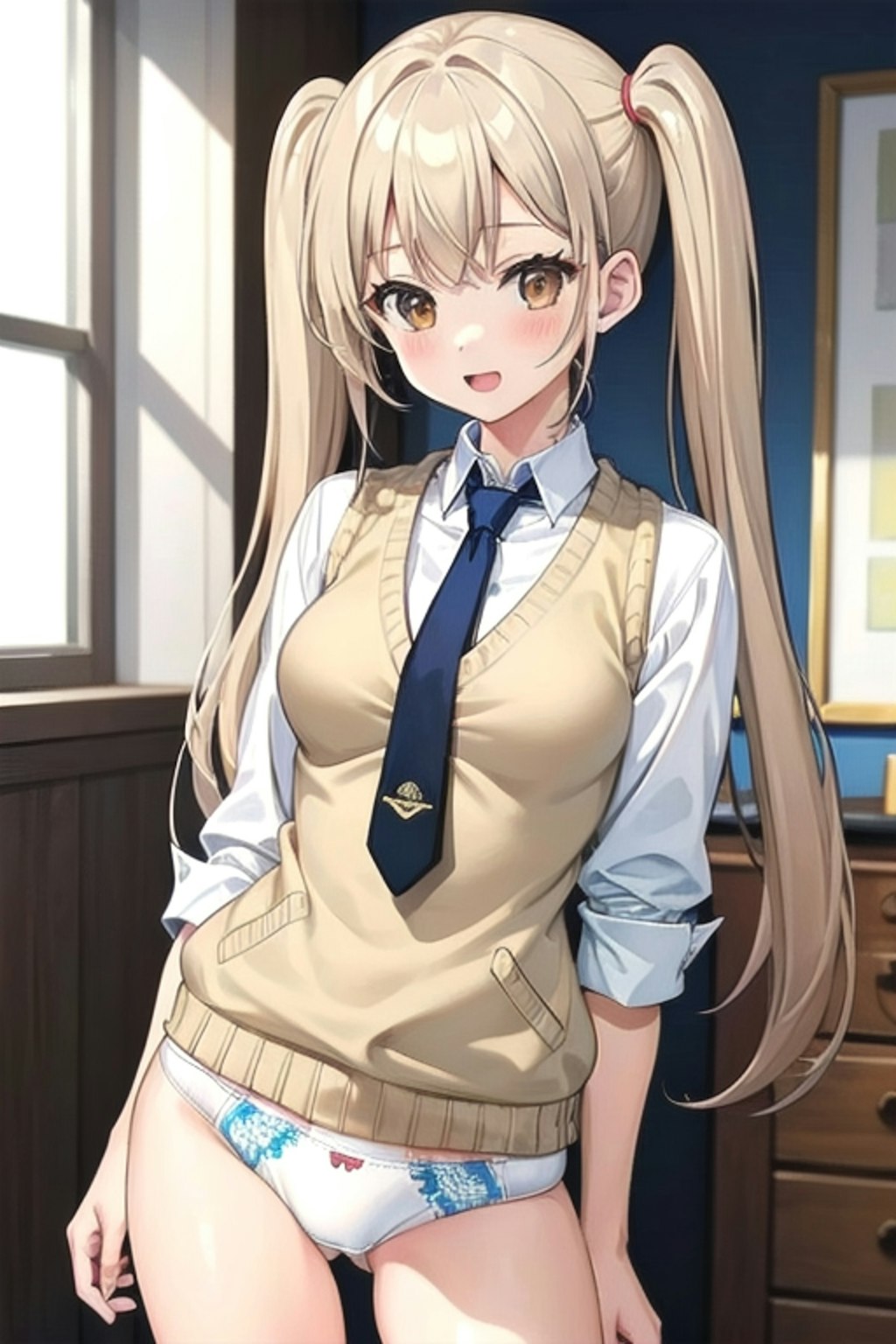 School twintails girl