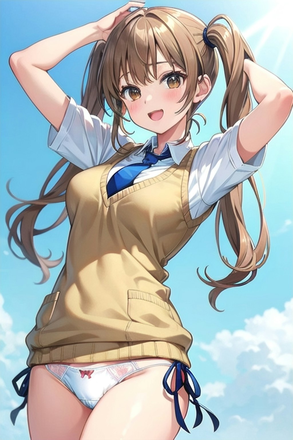 School twintails girl